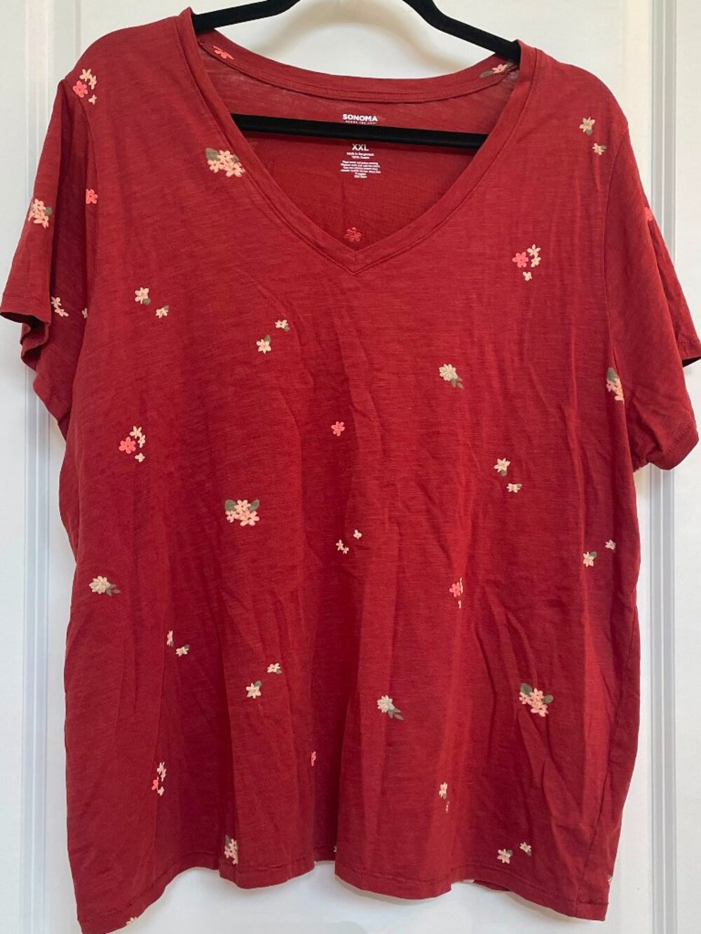 SONOMA Women’s Everyday Tee, Size XXL (flaws pictured)